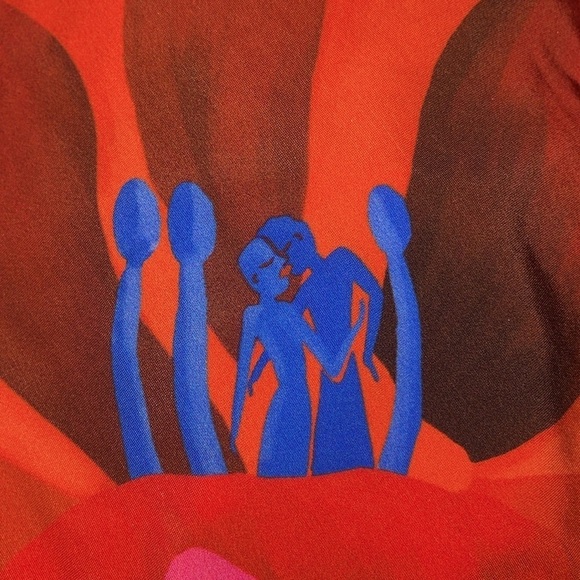 Farm Rio Watercolor Floral One Piece Swimsuit XL NWT - Picture 11 of 14